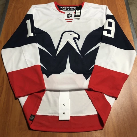 Adidas Nicklas Backstrom Washington Capitals 2023 NHL Stadium Series Jersey 46 Cover