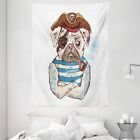 Pug Tapestry Pirate Dog Conqueror Of Sea
