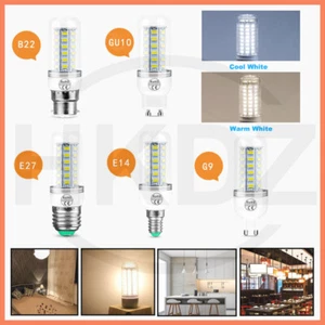 LED Corn Light Bulbs E14 E27 B22 G9 GU10 Screw Base Warm Cool White Lamp 220V - Picture 1 of 13