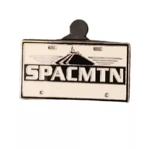 WDW Disney Pin Space Mountain SPACMTN Vehículo de Atracción Placa 77139 - Imagen 1 de 2