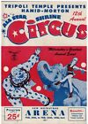 1951 Tripoli Shriner Circus Program Milwaukee Wisconsin Hamid-Morton Circus