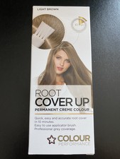 Root Cover Up Permanent Creme Colour Touch Up Light Brown
