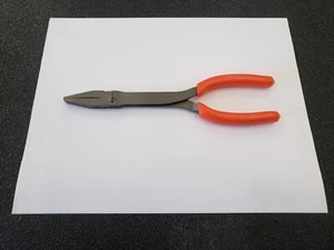Snap-on Tools USA NEW ORANGE Soft Grip 8" Duck Bill Pliers 61CF - Picture 1 of 12