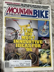 1995 SEPTEMBER MOUNTAIN BIKE ACTION MAGAZINE - NICE BICYCLE COVER - L 20906 - Imagen 1 de 1