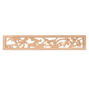  Chinese Wood Carving Bedside Table Onlays Carved Decorative Cabinet - Picture 1 of 12