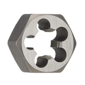 1/2 In.-20 Carbon Steel Hex Re-Threading Die - Picture 1 of 1