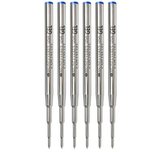 Recarga de gel sin tapa EE. UU. para bolígrafos Montblanc - punta media, azul (... - Imagen 1 de 5