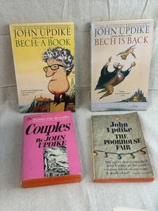 Lot of 4 John Updike Vintage Books – Couples, The Poorhouse Fair, Bech, Back - Picture 1 of 10