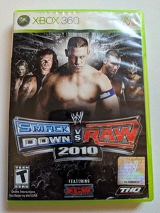 WWE SmackDown vs. Raw 2010 mit ECW (Microsoft Xbox 360, 2009) Art beschädigt - Bild 1 von 10