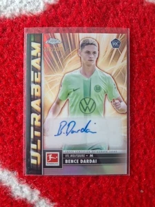 Bence Dardai RC Auto /200 Ultrabeam - Topps Chrome Bundesliga 24/25 - Wolfsburg - Bild 1 von 2