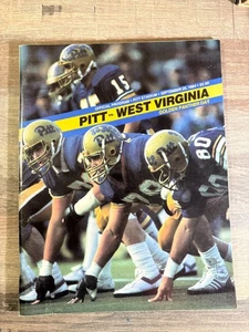 WVU 1984 West Virginia University Mountaineers vs PITT Football Game Program - Bild 1 von 3
