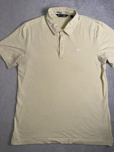 Travis Matthew Polo Shirt Men’s Large Yellow Short Sleeve Golf - Picture 1 of 13
