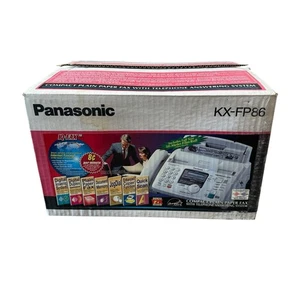 Panasonic KX-FP86 Kompaktes Normalpapier Faxgerät Y2K Kompatibel Neu - Bild 1 von 8