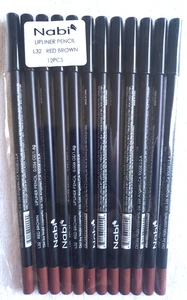 Lipliner Pencil Red Brown Color 12 Lipliner Pencils Lot 7 Inches Long - Picture 1 of 3