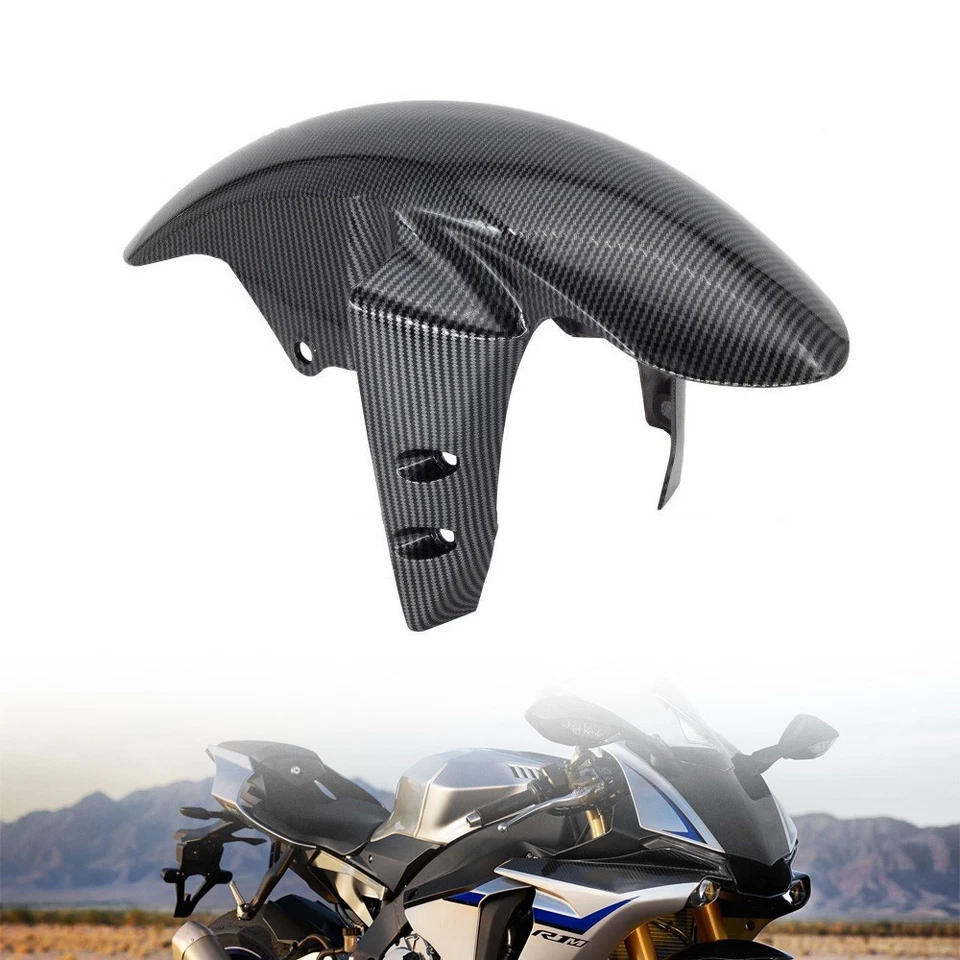 前挡泥板挡泥板碳纤维防溅保护适用于雅马哈 YZF R1 2002 - 2008 — 第 1/4 张图片
