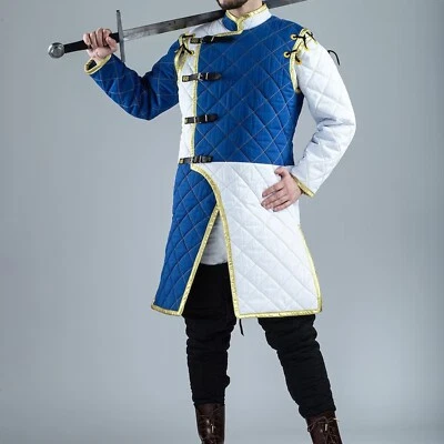 Design exclusivo acolchoado grosso medieval Gambeson - Imagem 1 de 2