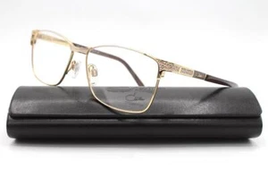 Cazal Mod 1228 Brille Titan Gold Weiß Braun 002 Original 54mm - Bild 1 von 6