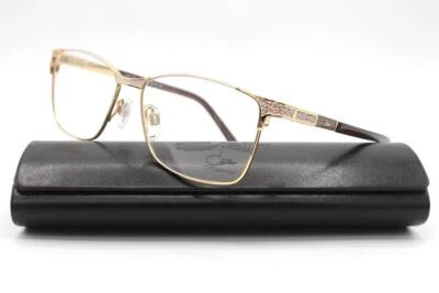 Auténticas gafas Cazal Mod 1228 titanio dorado blanco marrón 002 54 mm Foto 1 de 4