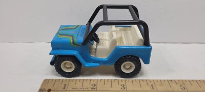 Jeep Buddy L azul negro 4x4 acero prensado raro de colección Foto 1 de 4