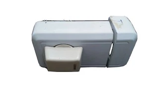 Massives ABUS Türzusatz-Schloss mit Drehknauf Sicherheitsschloss weiss 008072130 - Bild 1 von 5