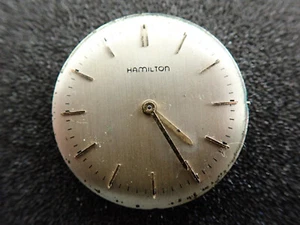 VINTAGE 28.3MM HAMILTON SWISS WRIST WATCH MOVEMENT CAL. 680 - RUNNING -17 JEWELS - Picture 1 of 2