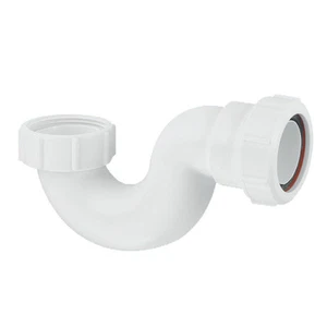 McALPINE Q10 1-1/2" (40MM) SHALLOW BATH TRAP WITH 19MM WASTE WATER SEAL - Picture 1 of 4