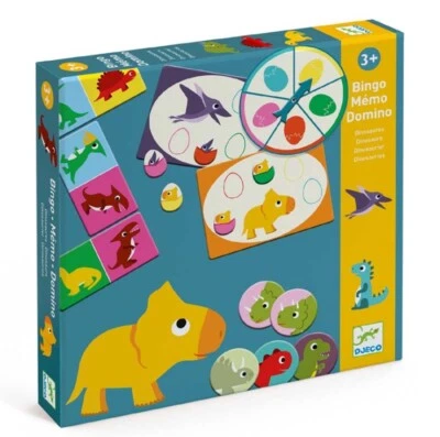 Children’s Memory Game Dinosaur Bingo Domino’s Compendium Age 3+ - Image 1 of 3