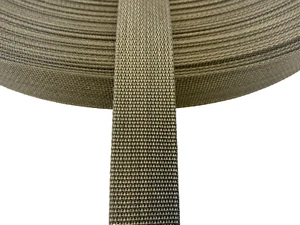 1 Inch RANGER GREEN MilSpec Webbing MIL-W-43668 T/3 Per Yard - Picture 1 of 4