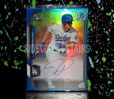 2015 JOC PEDERSON BOWMAN CHROME Auto Rookie 13/150 signed Dodgers RC autograph