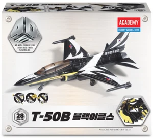 ROKAF T-50B Black Eagles Aircraft 4D Puzzle Kit Pintado 28 PIEZAS #15400 ACADEMY - Imagen 1 de 6