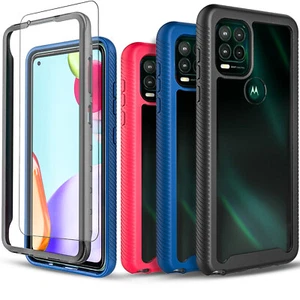 For Motorola Moto G Stylus 5G 2021 Case Phone Cover + Tempered Glass Protector - Picture 1 of 29
