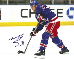 Signiertes 8x10 MICHAEL SAUER New York Rangers 8x10 handsigniertes Foto - mit COA - Bild 1 von 1