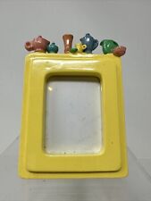 Fiestaware Picture Frame w/ Iconic Fiesta Pieces HLC 4" X 3"
