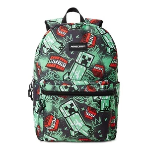 Minecraft TNT All Over Character Print Rucksack, Büchertasche mit Laptopfach - Bild 1 von 1