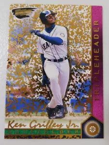 KEN GRIFFEY JR. 1999 PACIFIC REVOLUTION TRIPLEHEADER #9 INSERT BASEBALL CARD - Picture 1 of 2