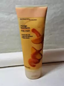 Bath and Body Works Pleasures Mango Mandarin Body Cream 8 fl Oz. - Picture 1 of 4