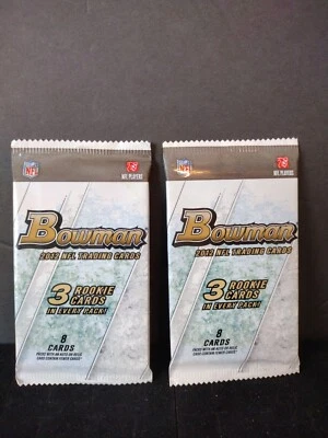 Paquete de fútbol americano Bowman 2012 3 novatos por paquete Russell Wilson Andrew Luck Autos? Foto 1 de 2