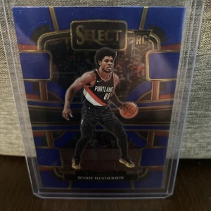 2023-24 Panini Select #77 Scoot Henderson Blue (Retail Base) RC - Bild 1 von 2