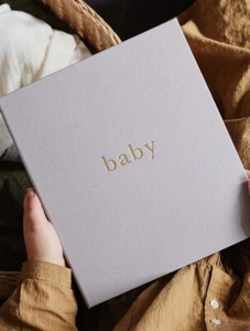 Write to me Baby Journal Book BRAND NEW boxed - GREY - Picture 1 of 9