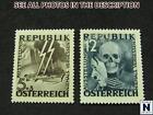 NobleSpirit AUSTRIA $2, 100 1946 UNISSUED ANTI-FASCIST MINT SET - RARE