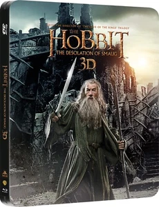 The Hobbit: The Desolation Of Smaug 3D (Blu-ray 3D) (SteelBook)[UK][NEW][OOP] - Picture 1 of 6