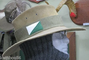WW1 2nd Australian light horse puggaree and colour patch, plain pug - Picture 1 of 4
