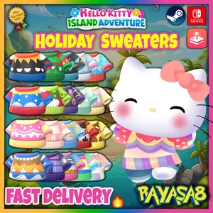 🎁 Juego de suéteres navideños | Hello Kitty Island Adventure iOS/Steam/Switch 🎄🔥 - Imagen 1 de 21