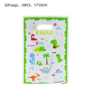 10 X Dinosaur Party Bag & 10X Dinosaur Dinosaur stickers - Picture 1 of 8