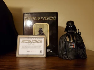 Star Wars Darth Vader Gentle Giant Mini Bust #656/3500 Resin Statue 2002 - Picture 1 of 3