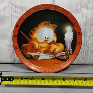 Danbury Mint Garfield Dear Diary " Charming Cat " 1990 / 1978 Collectors Plate - Picture 1 of 2
