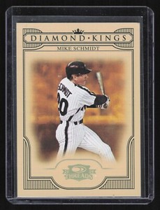 2008 Donruss Threads Mike Schmidt Diamond Kings DK-44 Gold Holo /100 Phillies