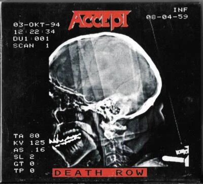 ACCEPT ‎– Death Row Japan PROMO Cd VICP-8134 Limited Slipcase Edition U.D.O. - Bild 1 von 2