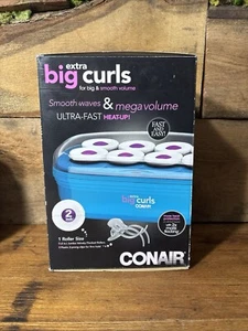 8 2” Conair Jumbo Velvet Extra Big Curls Mega Volume Hair Curlers Pre-owned/Box - Picture 1 of 10