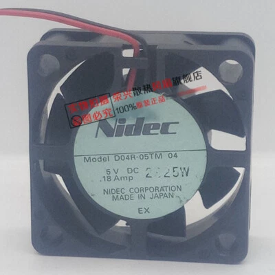 Nidec D04R-05TM 04 4015 5V 0.18A 4cm inverter cooling fan - Image 1 of 4